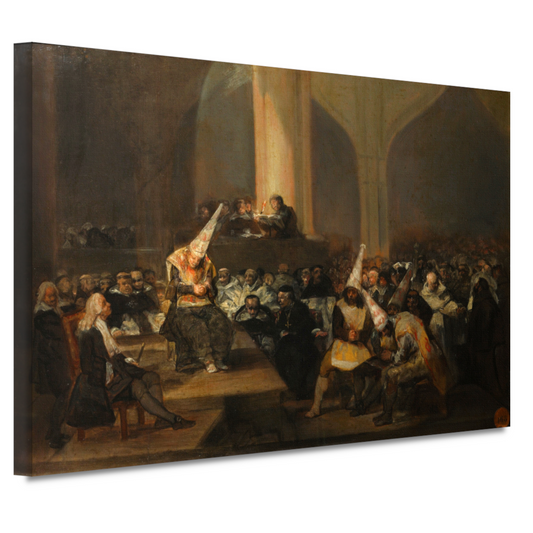 Scene of the Inquisition - Francisco Goya canvas