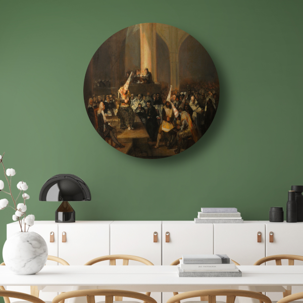 Scene of the Inquisition - Francisco Goya forex muurcirkel