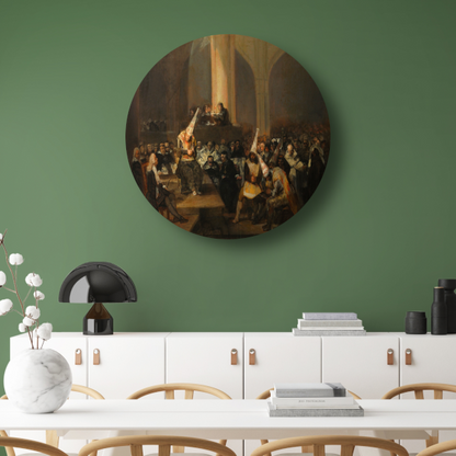 Scene of the Inquisition - Francisco Goya forex muurcirkel