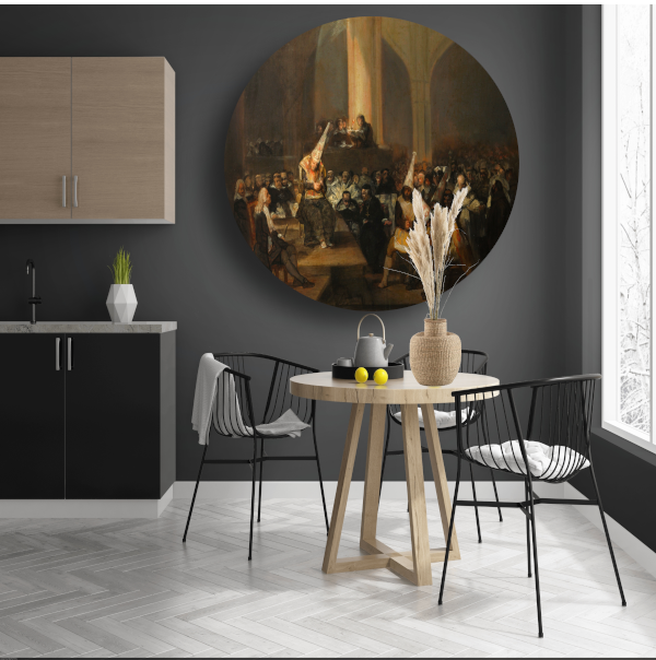 Scene of the Inquisition - Francisco Goya forex muurcirkel