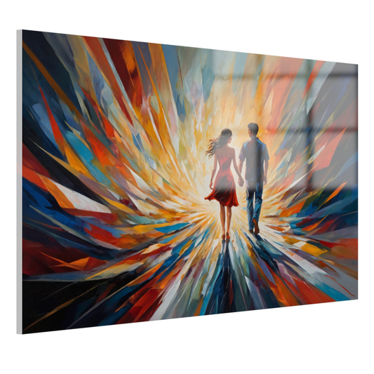In de Vortex van Kleur en Licht acrylglas