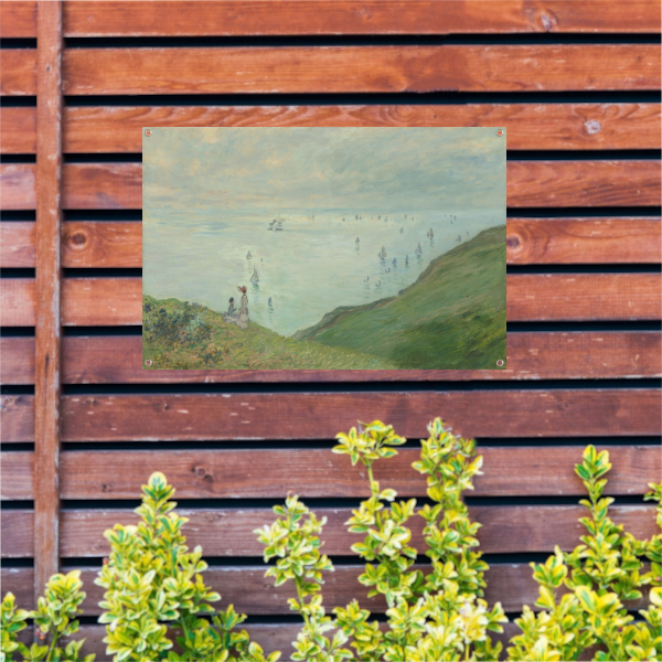 Kliffen bij Pourville - Claude Monet tuinposter