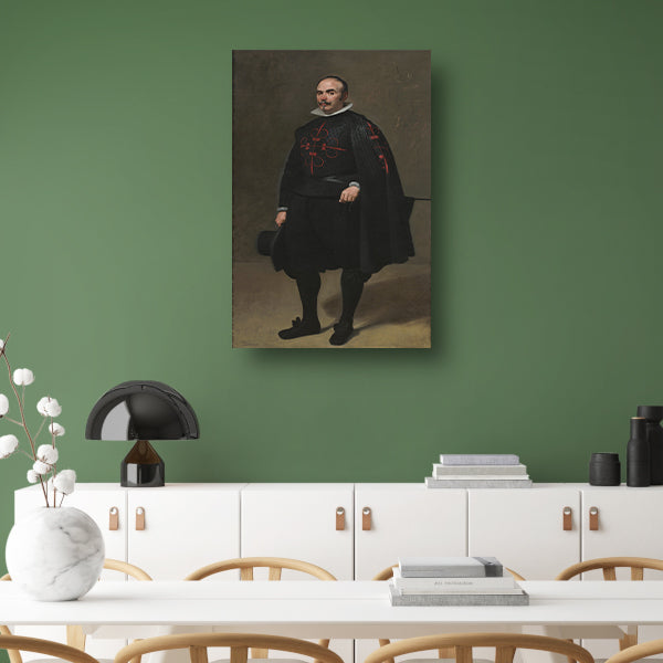 Portret van Don Pedro de Barberana - Diego Velázquez poster