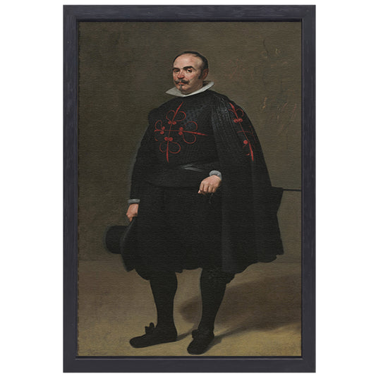 Portret van Don Pedro de Barberana - Diego Velázquez canvas met baklijst