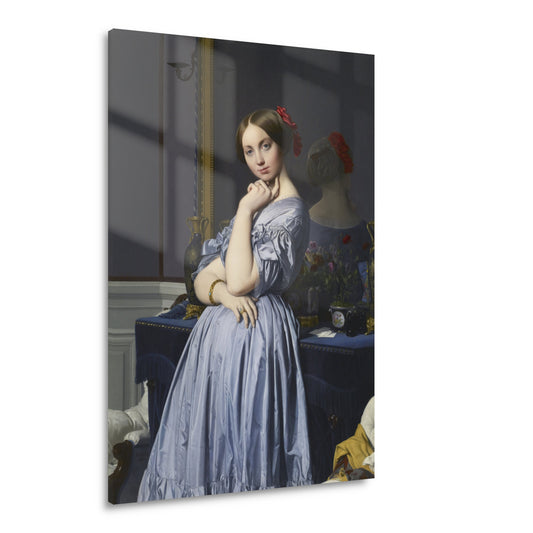Portret van Comtesse dHaussonville - Jean-Auguste-Dominique Ingres Acrylglas