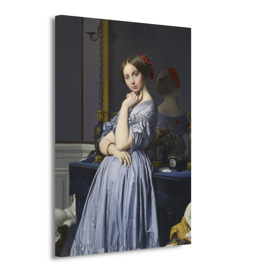 Portret van Comtesse dHaussonville - Jean-Auguste-Dominique Ingres canvas