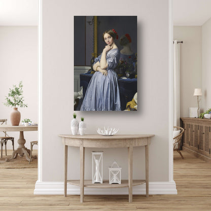 Portret van Comtesse dHaussonville - Jean-Auguste-Dominique Ingres poster