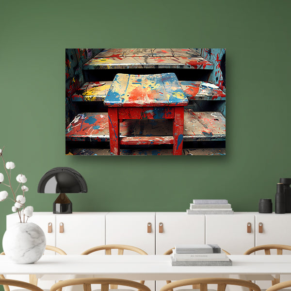 Piet Mondriaan Abstract Trap canvas