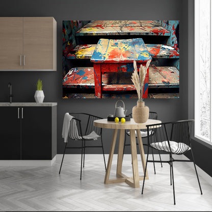 Piet Mondriaan Abstract Trap canvas
