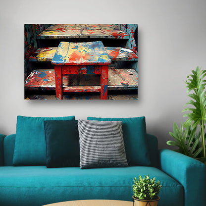 Piet Mondriaan Abstract Trap canvas