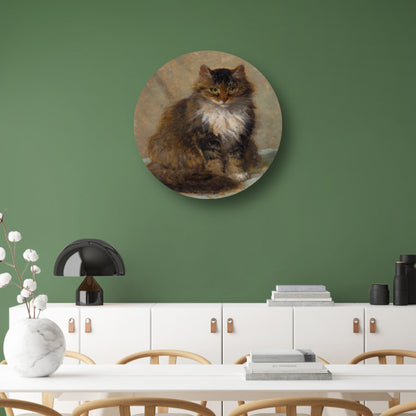 De Maine Coon - Henriette Ronner-Knip aluminium muurcirkel