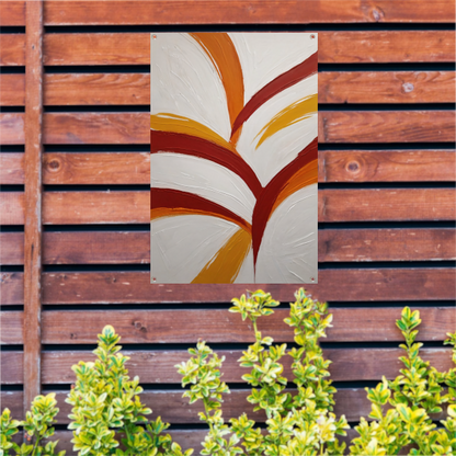 Abstract Swirls of Warmth and Energy tuinposter