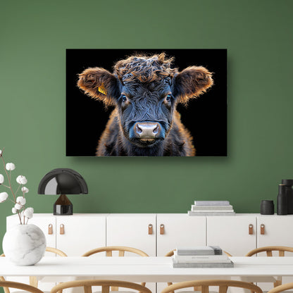 Gemerkt Rundvee canvas met baklijst