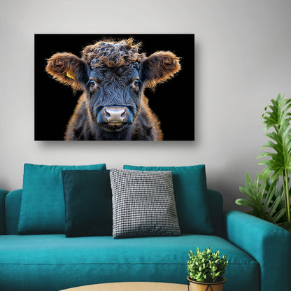 Gemerkt Rundvee canvas met baklijst