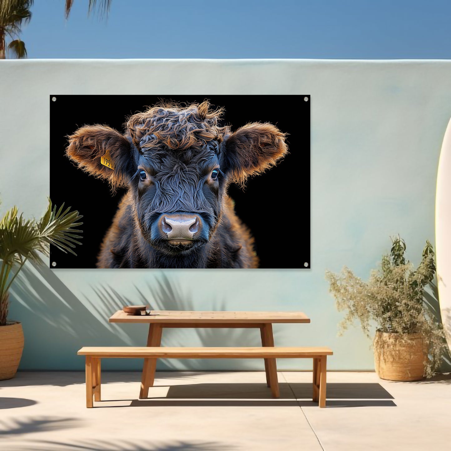 Gemerkt Rundvee tuinposter
