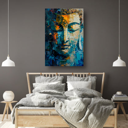 Kleurrijke Abstracte Compositie in Moderne Kunst acrylglas