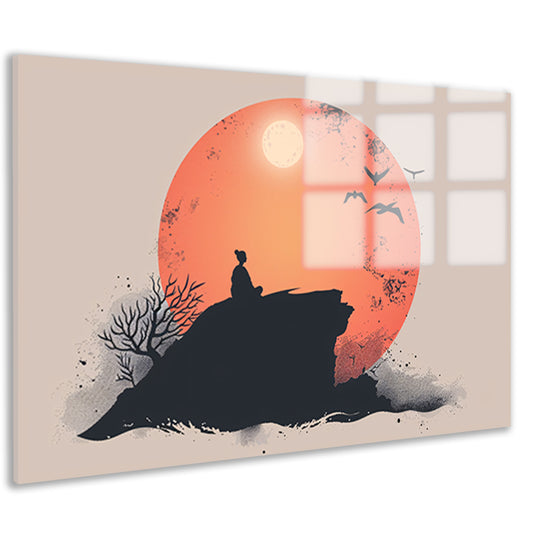 Nachtlandschap met sterrenhemel, Van Gogh acrylglas