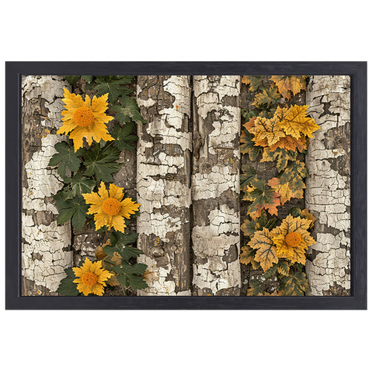 Zonnebloemen van Van Gogh canvas met baklijst