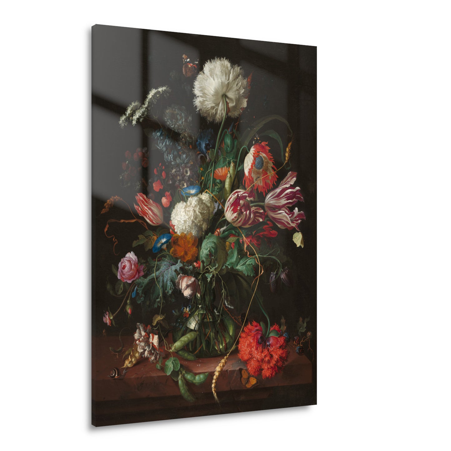Vaas met bloemen - Jan Davidsz. de Heem Acrylglas