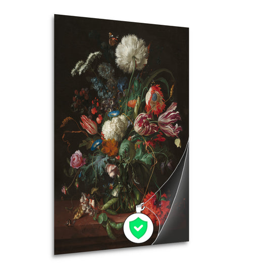 Vaas met bloemen - Jan Davidsz. de Heem poster