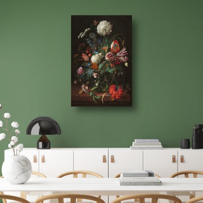 Vaas met bloemen - Jan Davidsz. de Heem poster