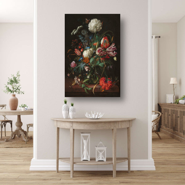 Vaas met bloemen - Jan Davidsz. de Heem poster