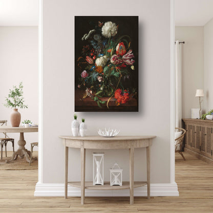 Vaas met bloemen - Jan Davidsz. de Heem poster
