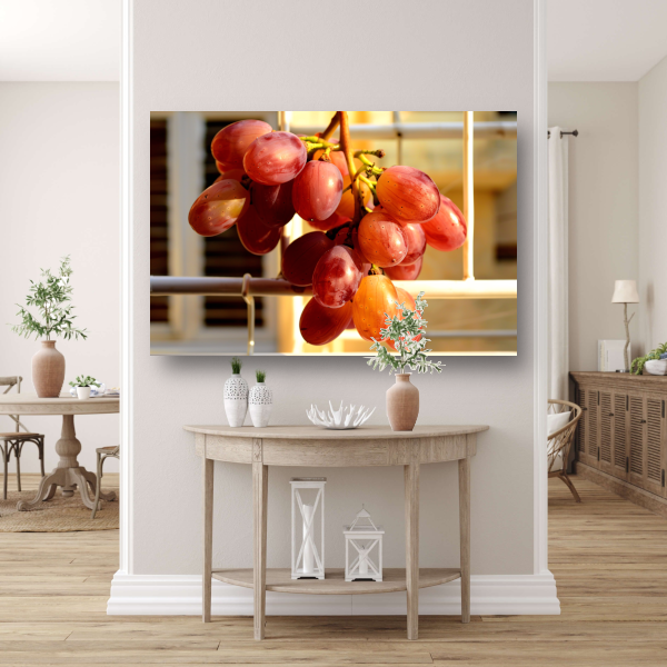 Klassieke Druivenranken canvas met baklijst