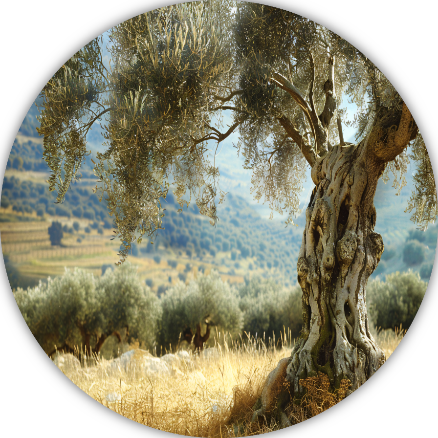 Eenzame boom in impressionistisch landschap forex muurcirkel