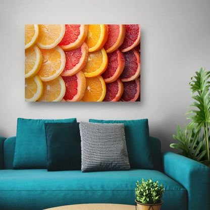 Citrusvruchtenstilleven canvas