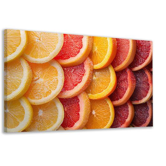 Citrusvruchtenstilleven canvas