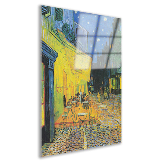 Caféterras bij nacht - Vincent van Gogh Acrylglas