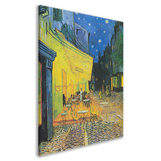 Caféterras bij nacht - Vincent van Gogh canvas