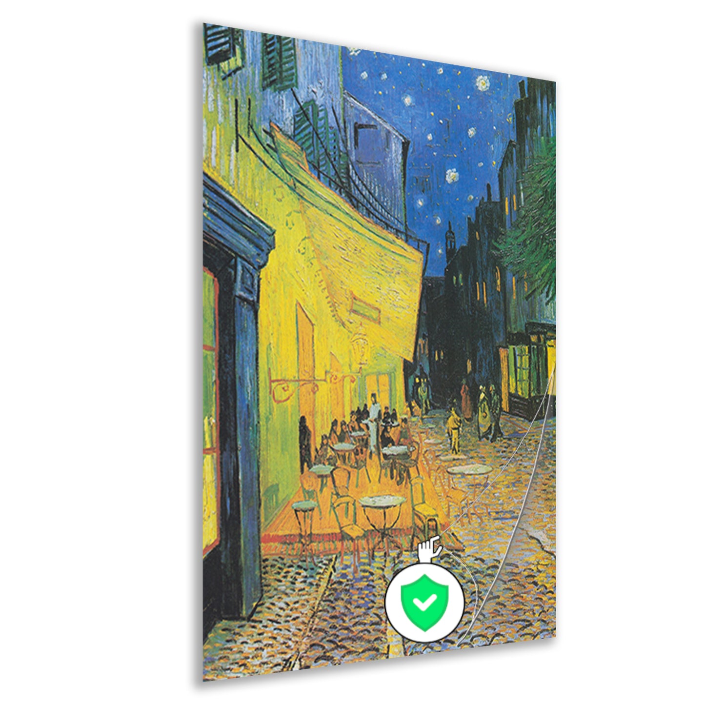 Caféterras bij nacht - Vincent van Gogh poster
