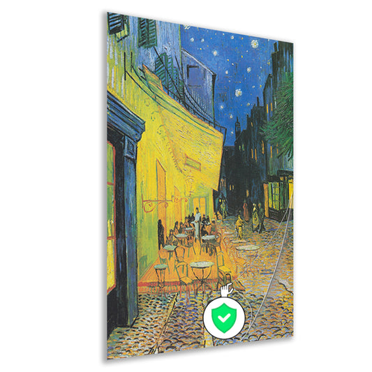 Caféterras bij nacht - Vincent van Gogh poster