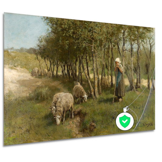 Schaap in Dekkersduin - Anton Mauve poster