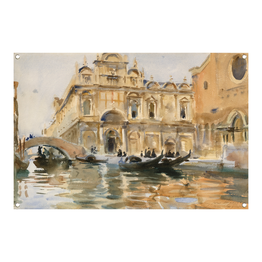 Rio dei Mendicanti, Venetië - John Singer Sargent tuinposter