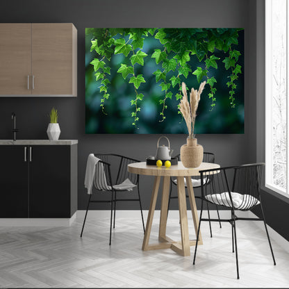 Dans van licht door hangende bladeren canvas
