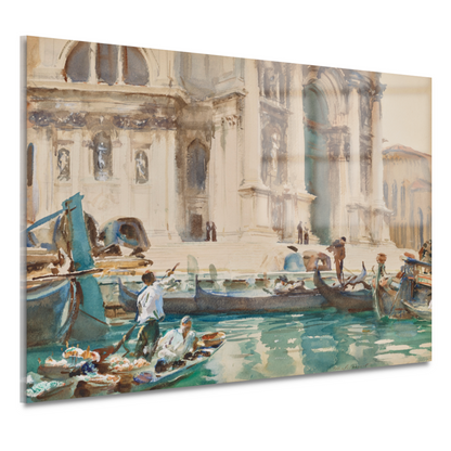 De gevel van La Salute, Venetië - John Singer Sargent acrylglas