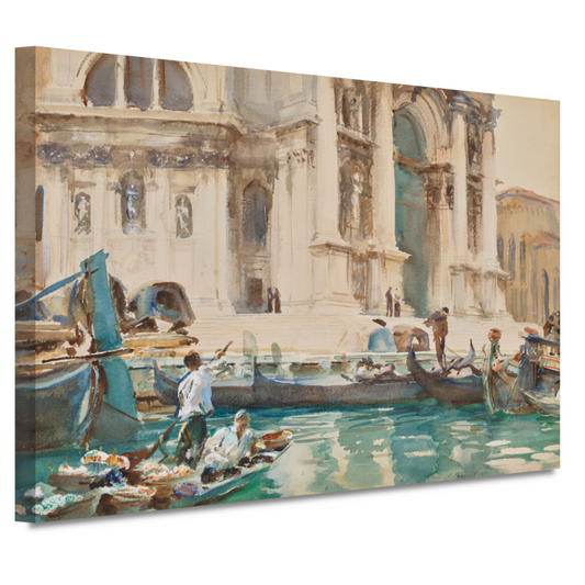 De gevel van La Salute, Venetië - John Singer Sargent canvas