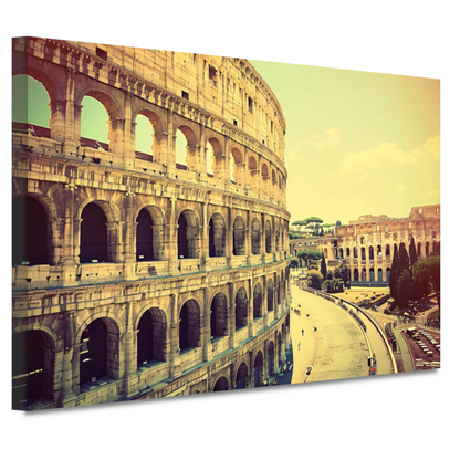 Het Colosseum in Sepia Tinten canvas