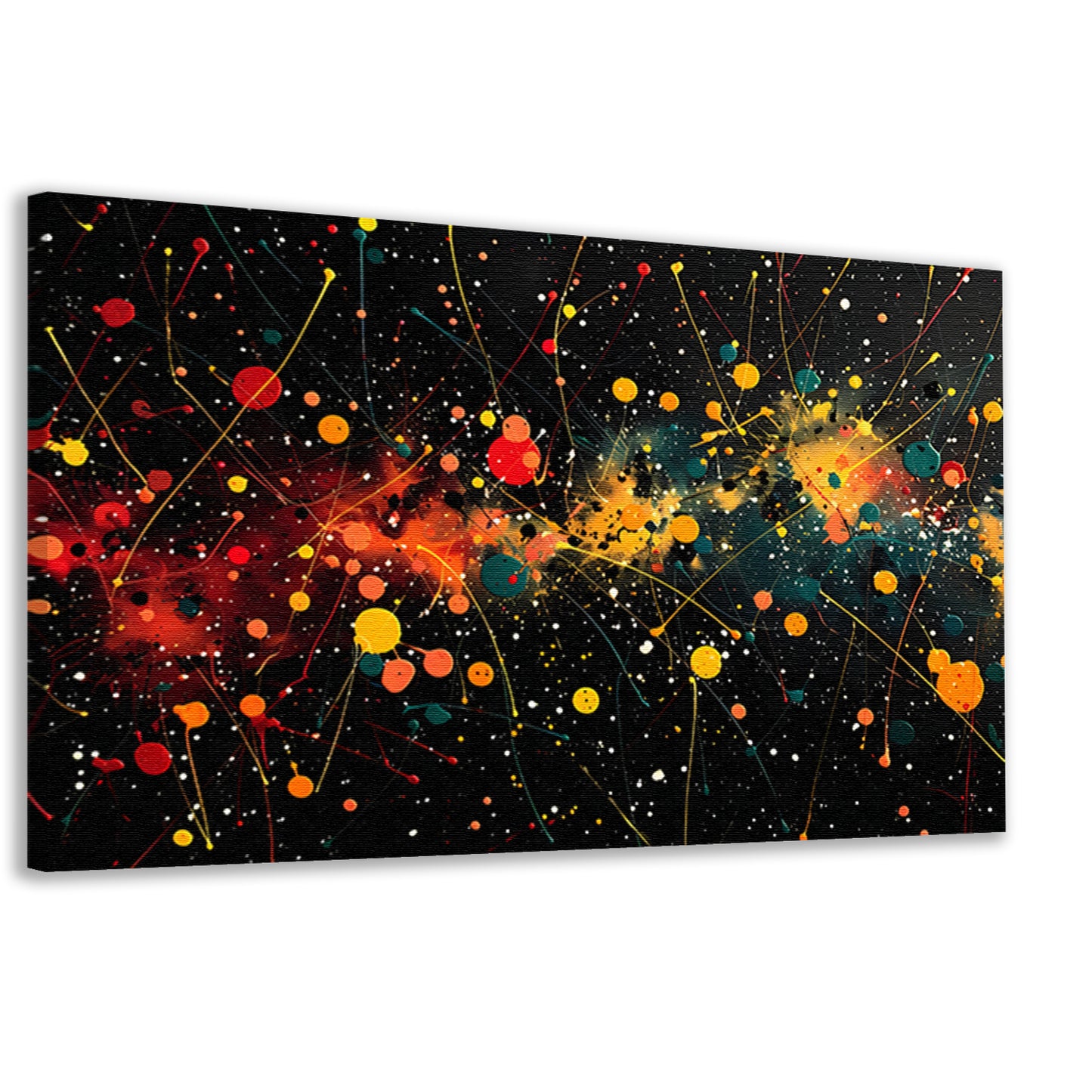 Abstract Sterrenhemel canvas