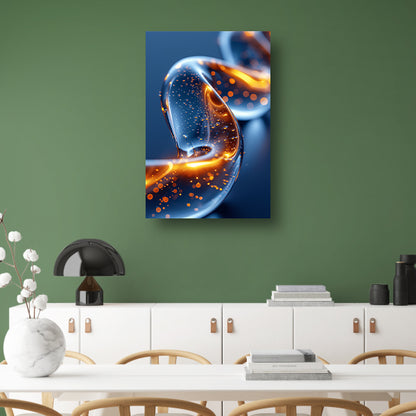 Abstract Lichtspiraal in Beweging canvas