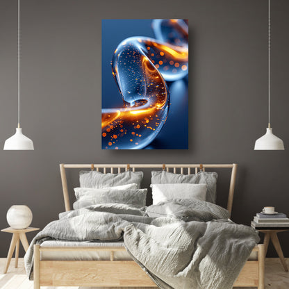 Abstract Lichtspiraal in Beweging canvas