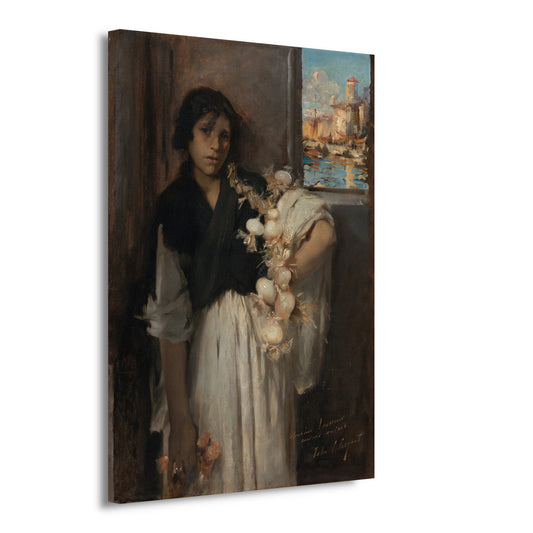 Venetiaanse uienverkoper - John Singer Sargent canvas