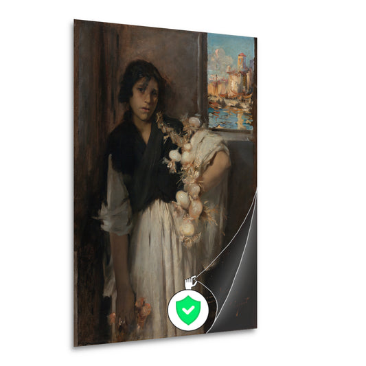 Venetiaanse uienverkoper - John Singer Sargent poster