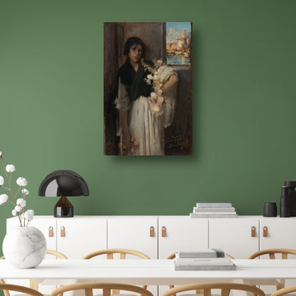 Venetiaanse uienverkoper - John Singer Sargent poster