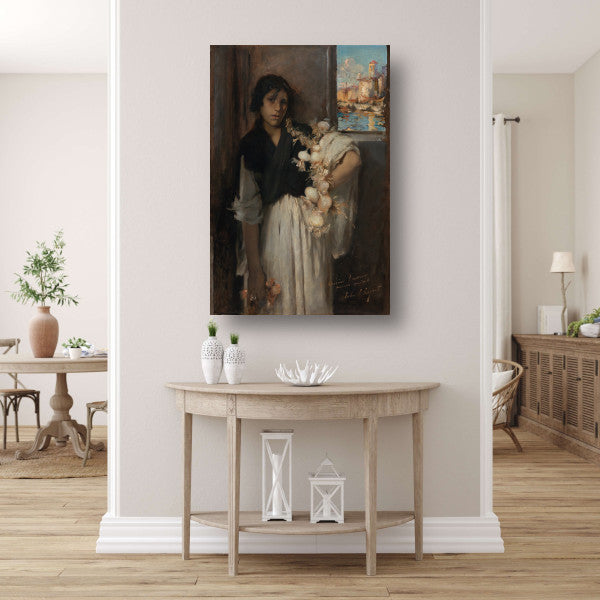 Venetiaanse uienverkoper - John Singer Sargent poster