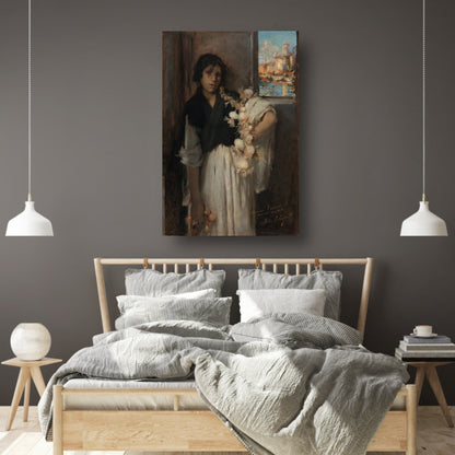 Venetiaanse uienverkoper - John Singer Sargent poster