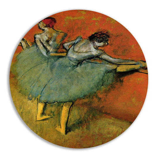 Dansers aan de Barre - Edgar Degas forex muurcirkel